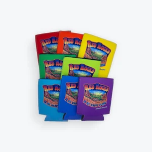 Colorful Red Rocks can coolers